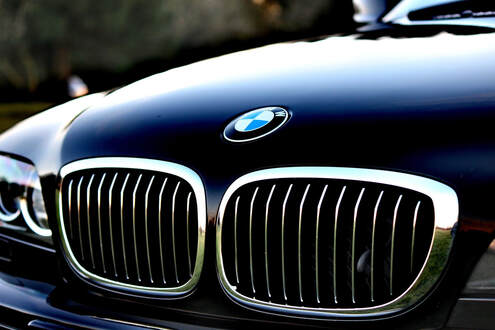 Close up of a BMW sedan with paint protection film in Puyallup, Washington